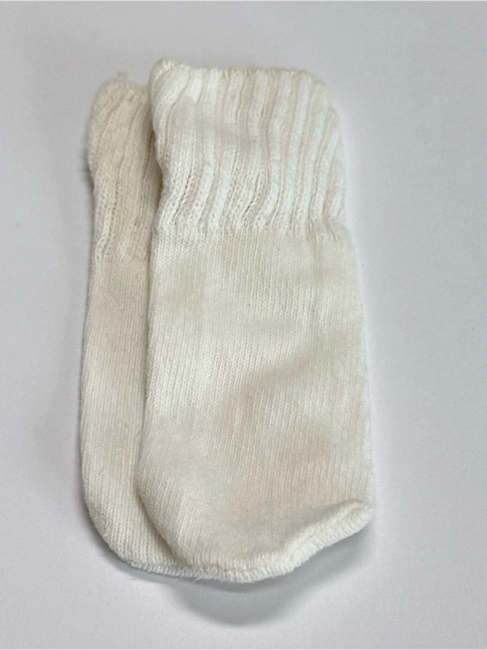 VTG Lot/12 NB Baby Cuff & Ankle Socks and Booties and Headband with Flower Trim